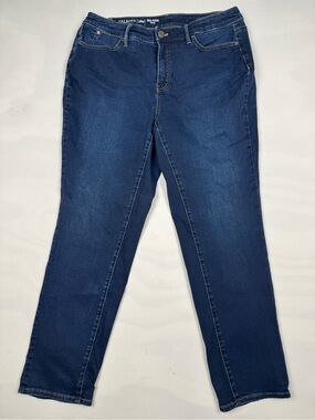 Talbots Flawless Slim Ankle Curvy Jeans Blue Women’s 14W